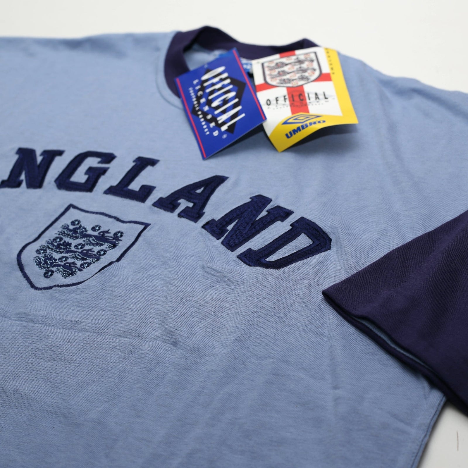 1992/93 England Vintage Umbro Football Oversize Tee Shirt (L)