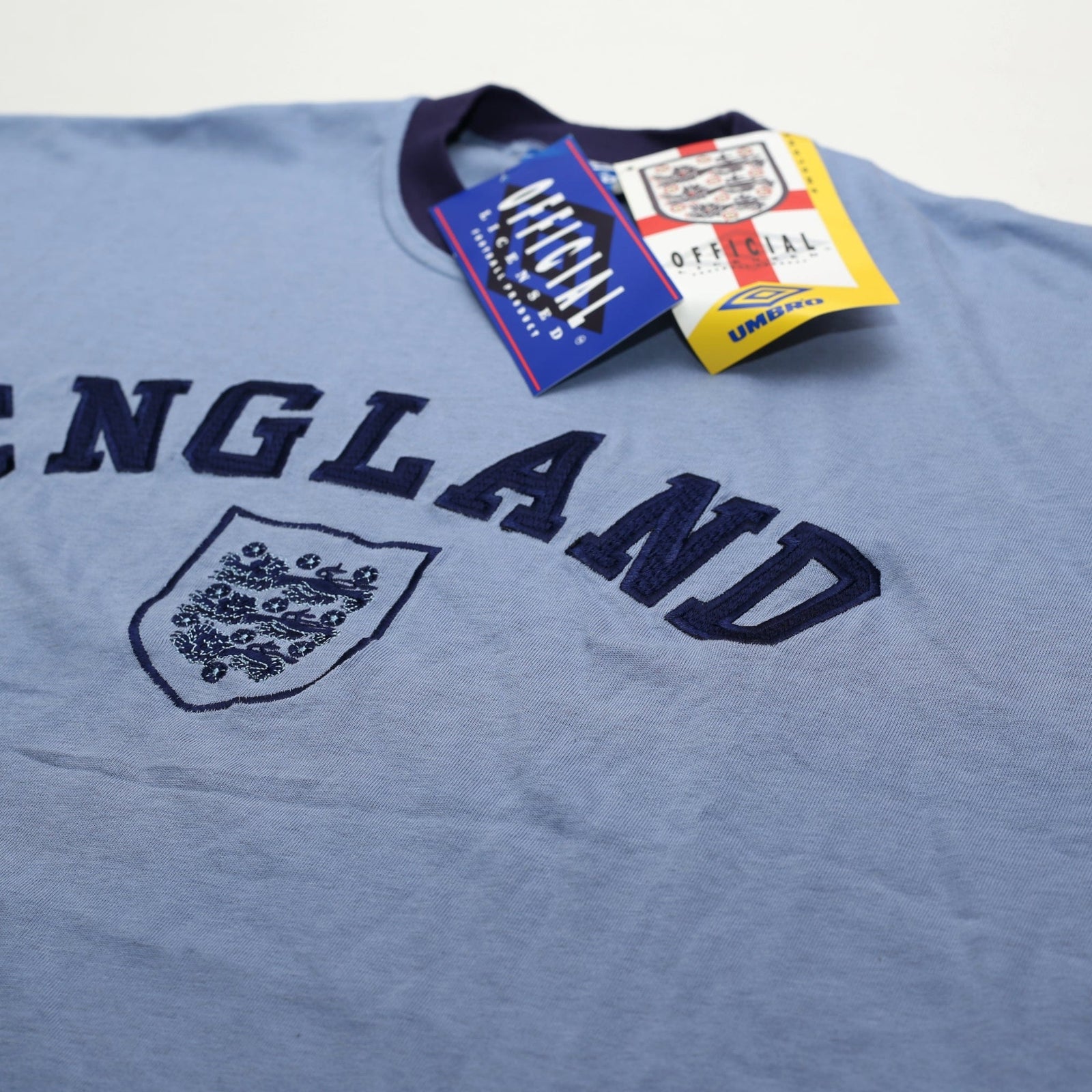 1992/93 England Vintage Umbro Football Oversize Tee Shirt (L)