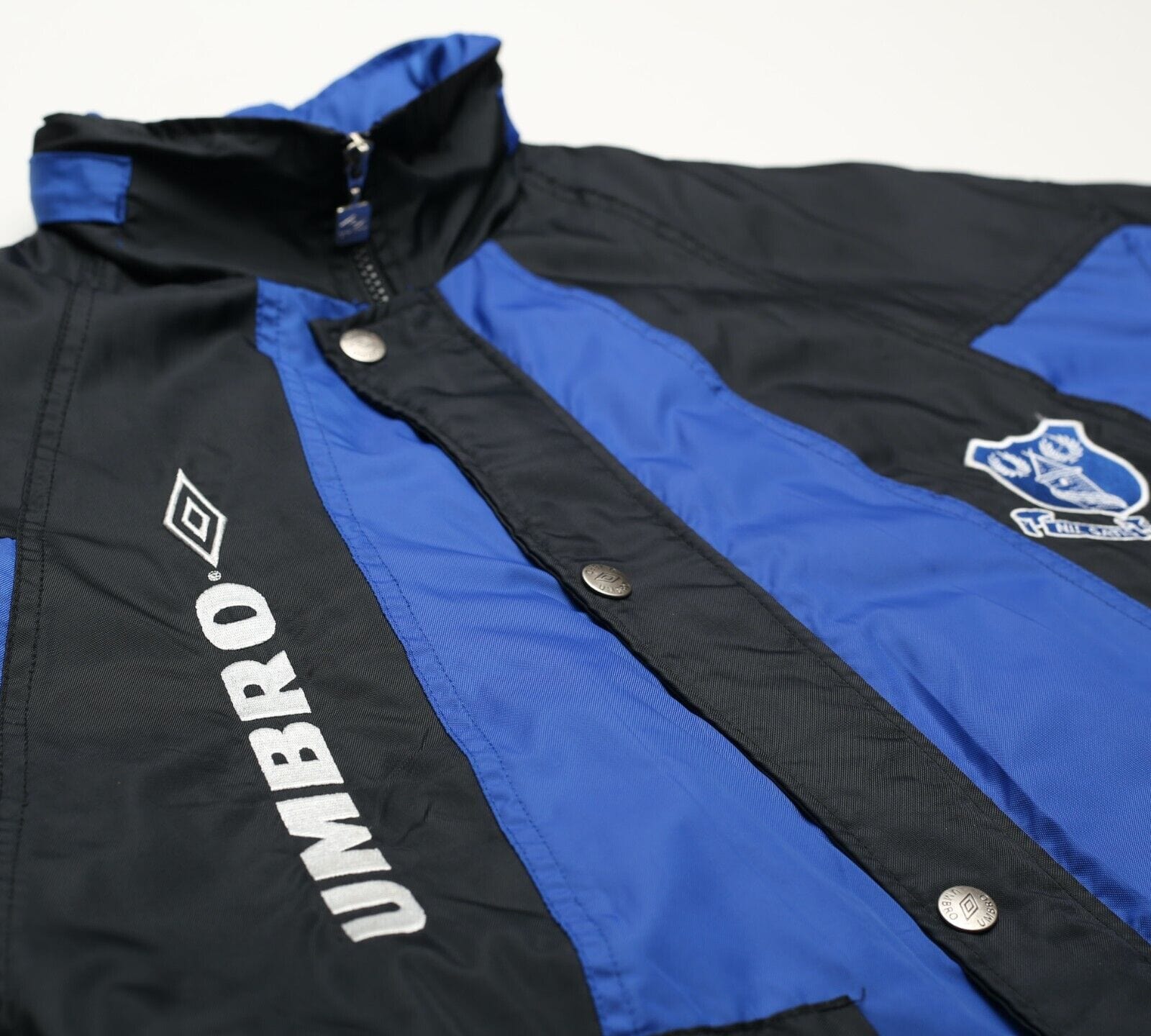 1992/93 EVERTON Vintage Umbro Football Bench Coat Jacket (S