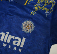 1992/93 LEEDS UNITED Vintage Admiral Away Football Shirt Jersey (M) 38/40