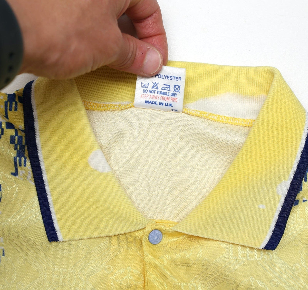 1992/93 LEEDS UNITED Vintage Admiral Third Football Shirt (M) 38/40