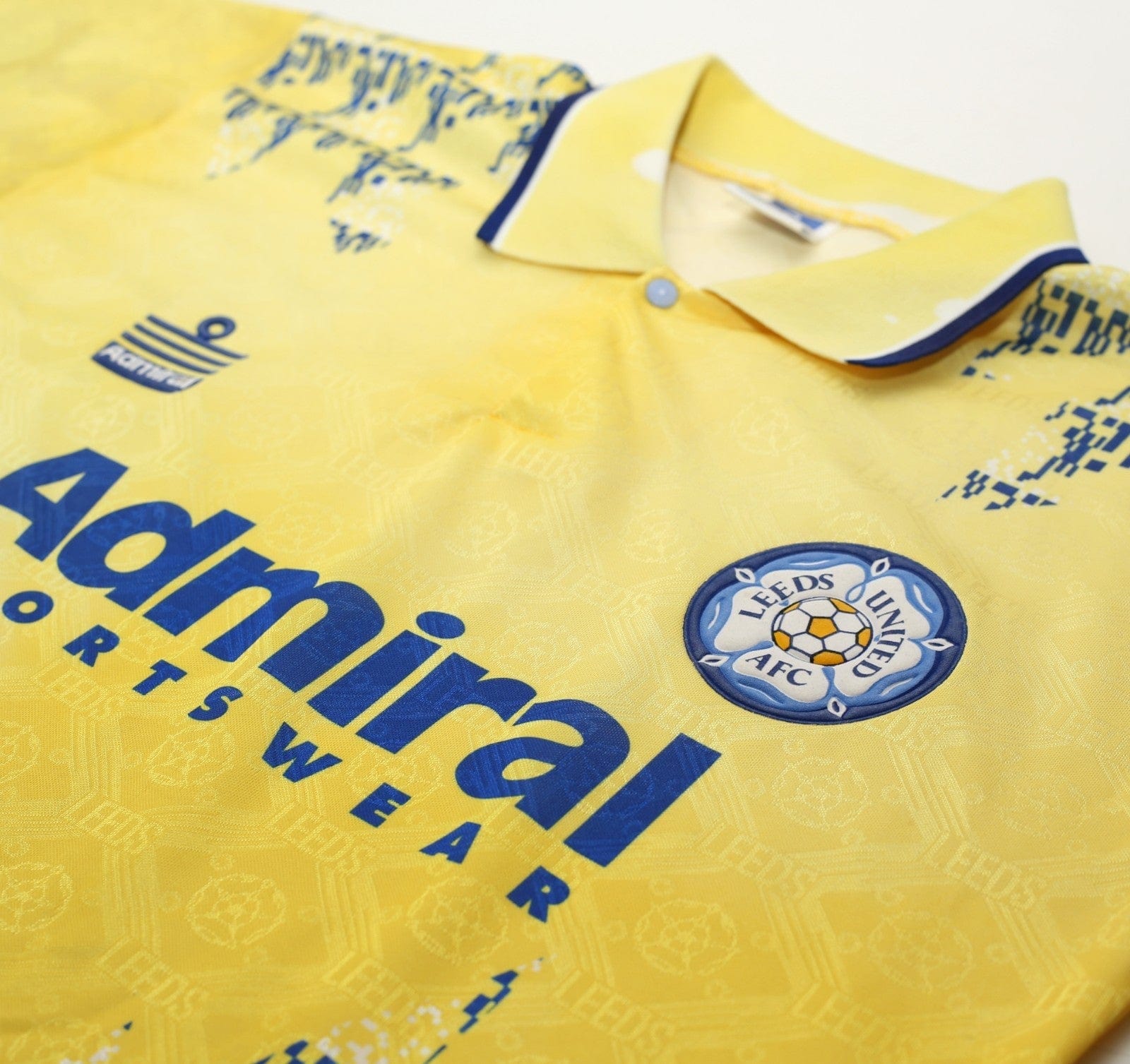 1992/93 LEEDS UNITED Vintage Admiral Third Football Shirt (M) 38/40