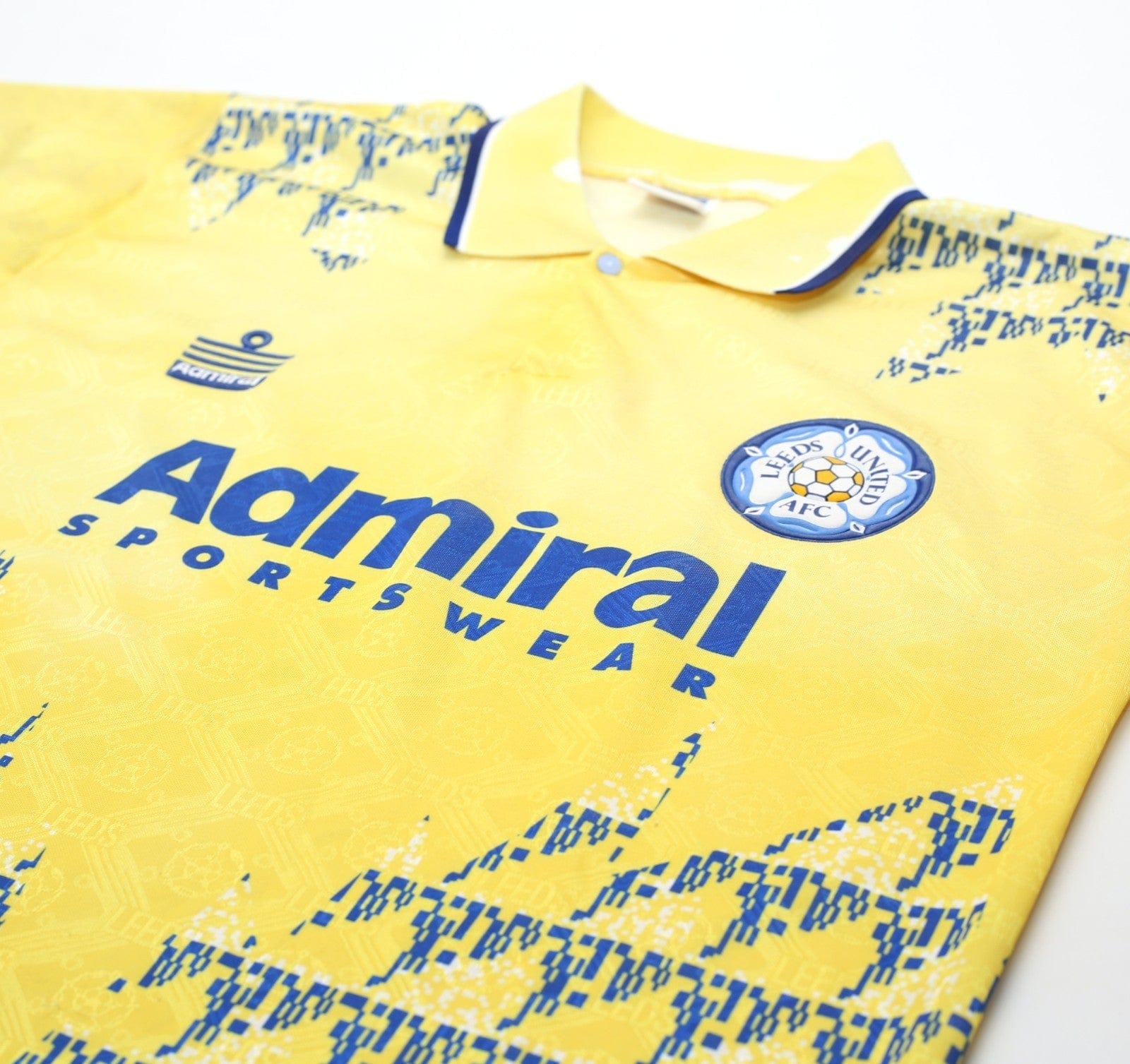 1992/93 LEEDS UNITED Vintage Admiral Third Football Shirt (M) 38/40