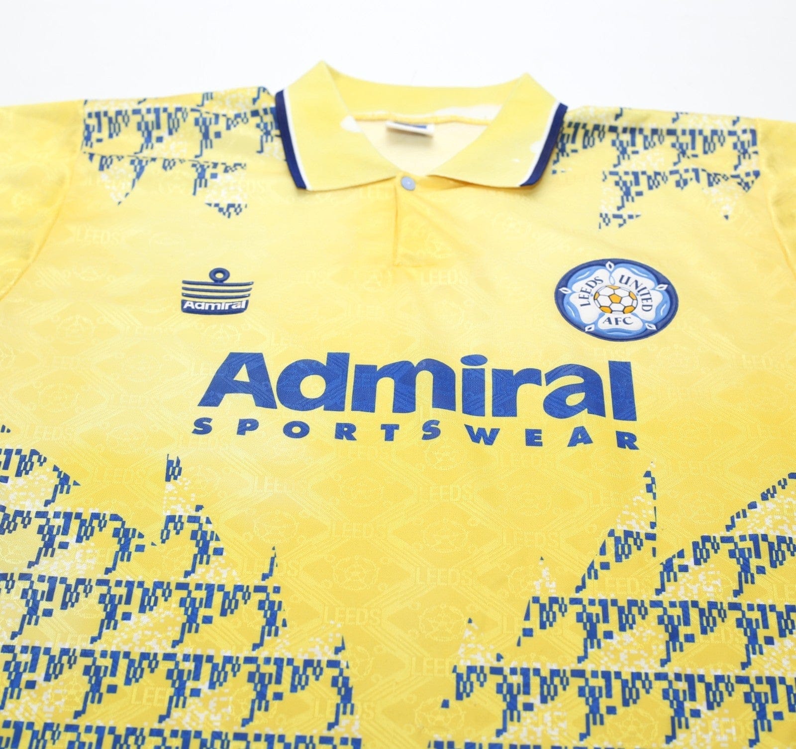 1992/93 LEEDS UNITED Vintage Admiral Third Football Shirt (M) 38/40