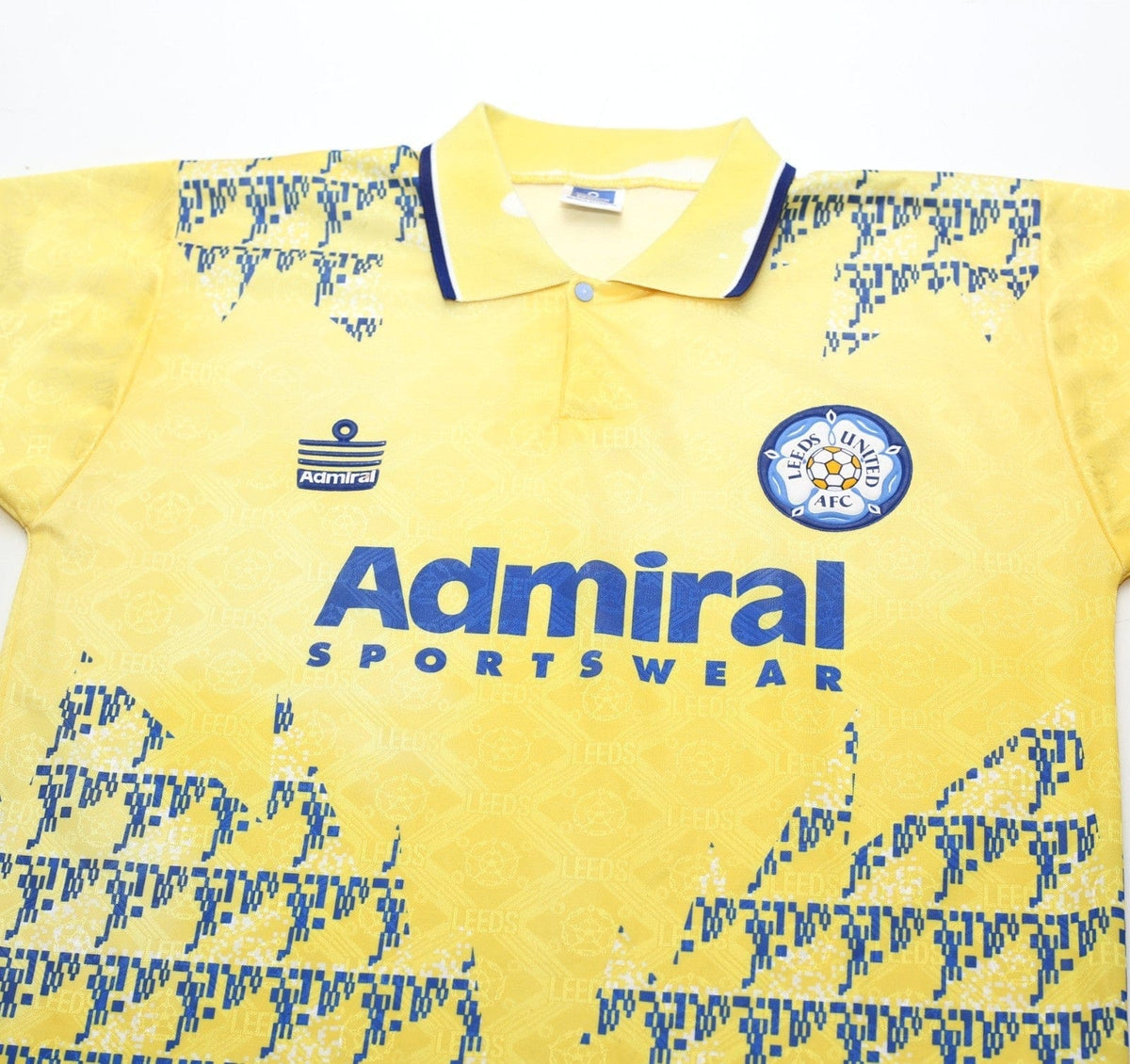 1992/93 LEEDS UNITED Vintage Admiral Third Football Shirt (M) 38/40