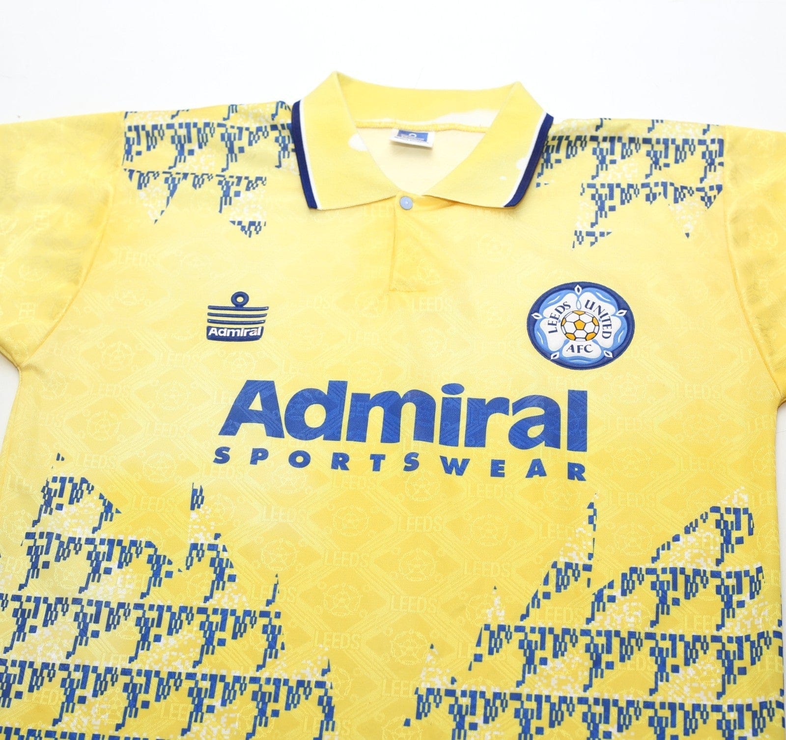 1992/93 LEEDS UNITED Vintage Admiral Third Football Shirt (M) 38/40