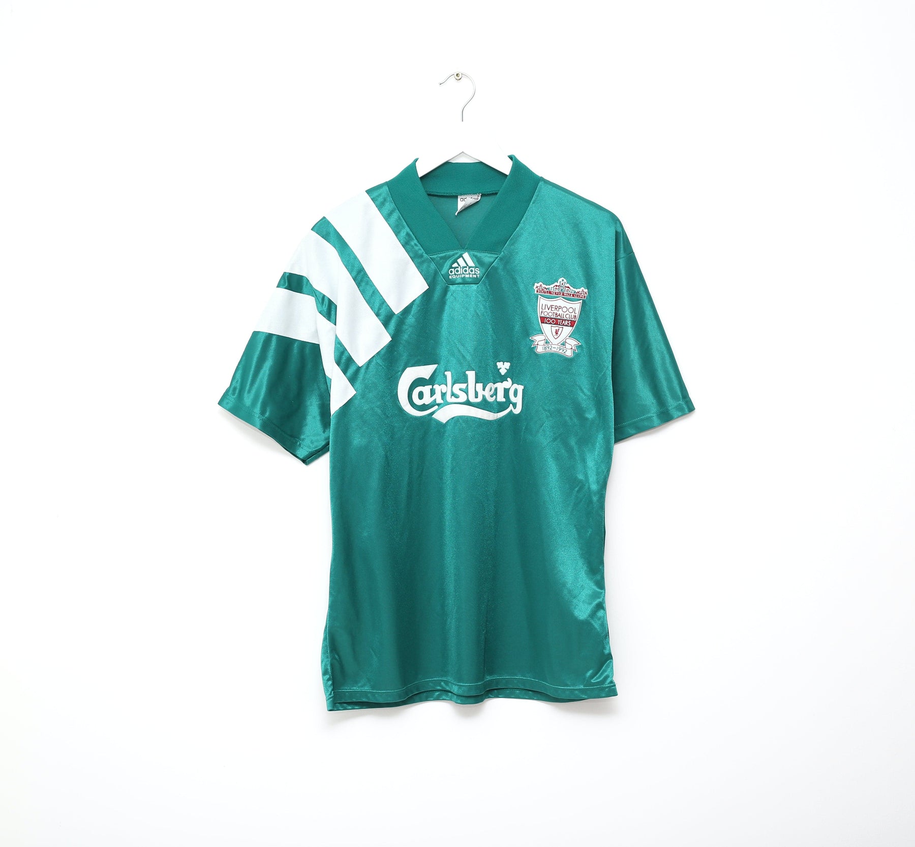 1992/93 LIVERPOOL #11 Vintage adidas Away Centenary Football Shirt (L ...