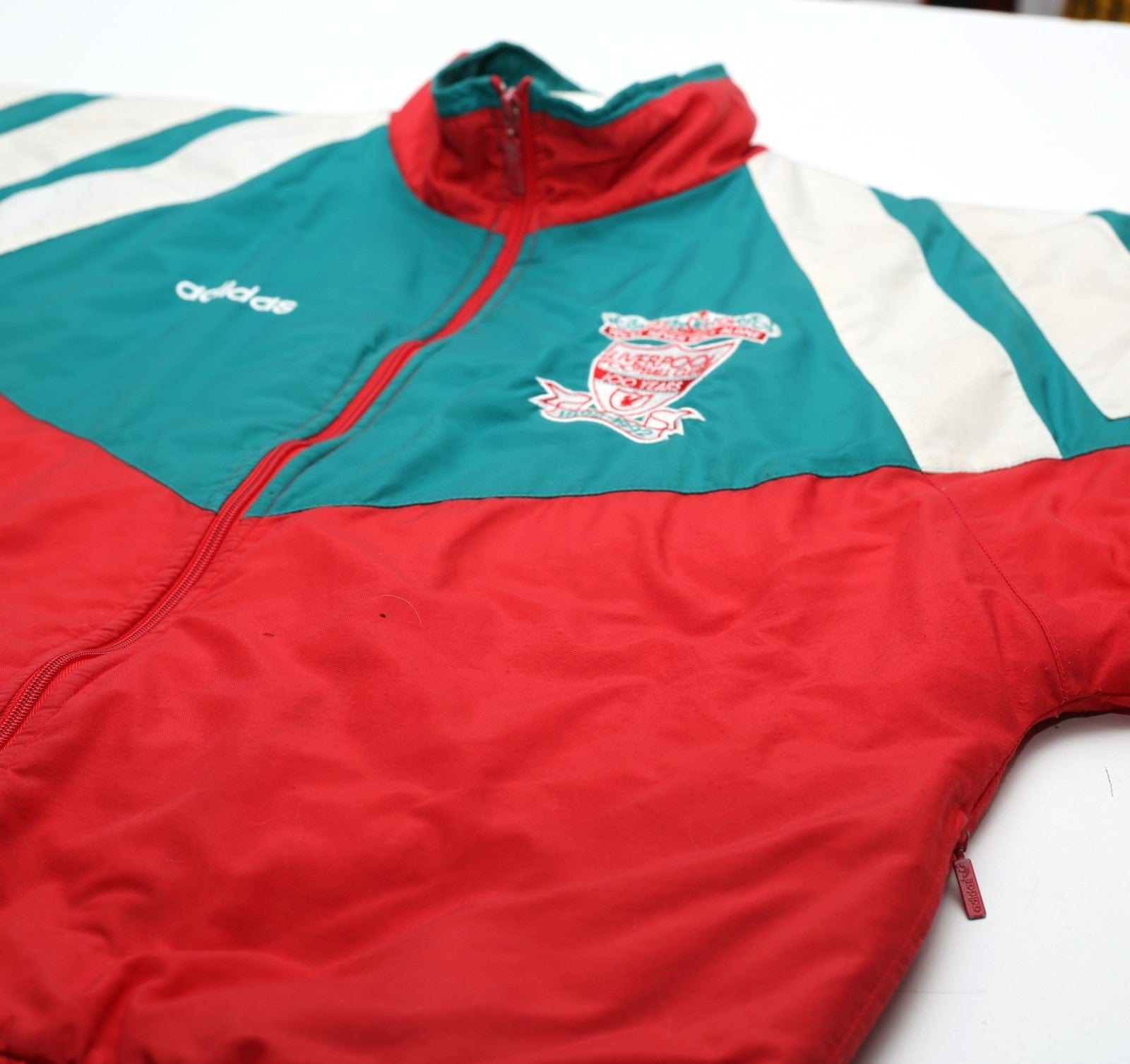 1992/93 LIVERPOOL Vintage adidas Centenary Football Jacket (M/L) 40/42