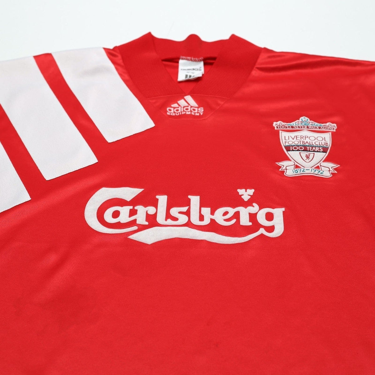 1992/93 Liverpool Vintage adidas Centenary Home Football Shirt 40/42 (M/L)