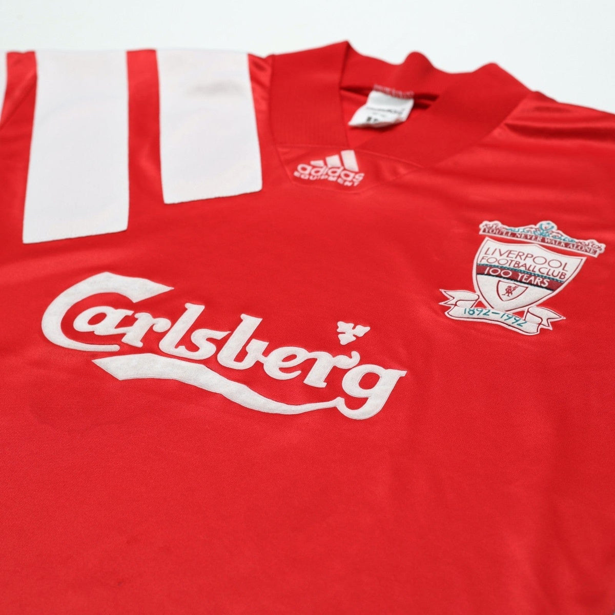 1992/93 Liverpool Vintage adidas Centenary Home Football Shirt 40/42 (M/L)