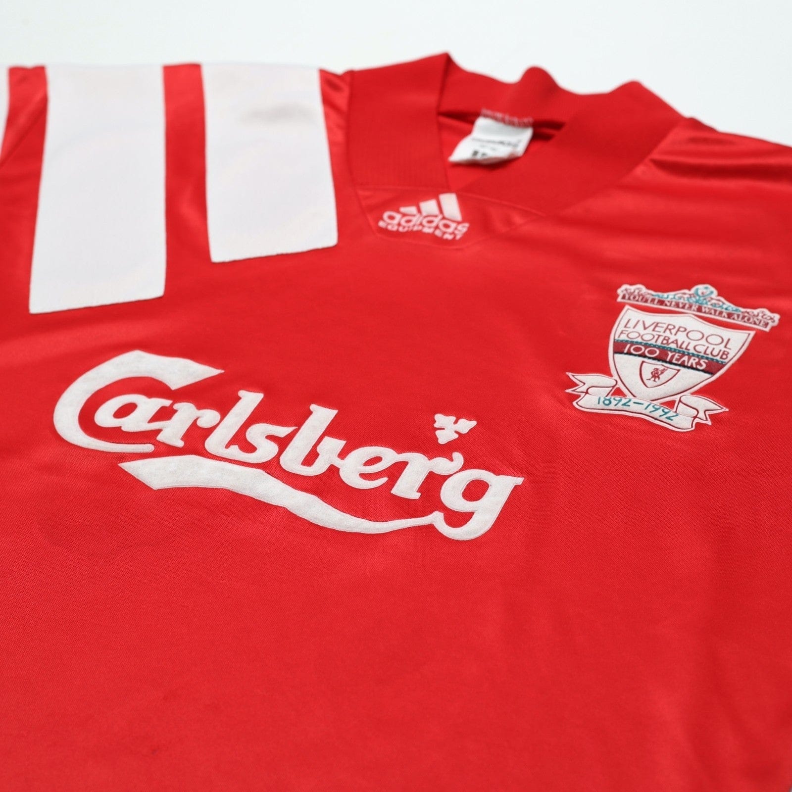 1992/93 Liverpool Vintage adidas Centenary Home Football Shirt 40/42 (M/L)