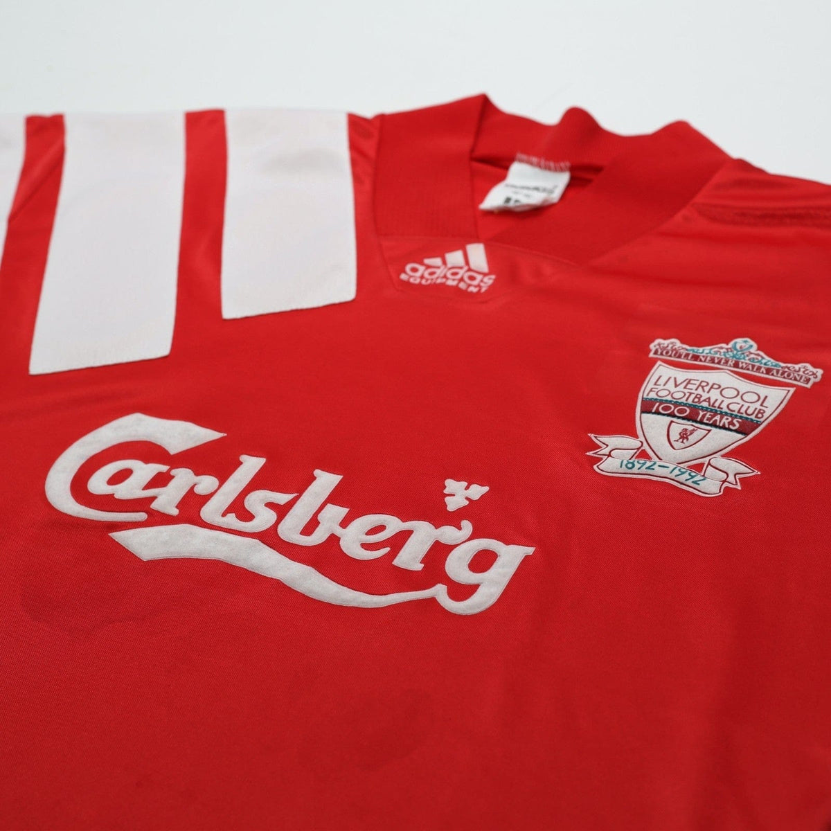 1992/93 Liverpool Vintage adidas Centenary Home Football Shirt 40/42 (M/L)