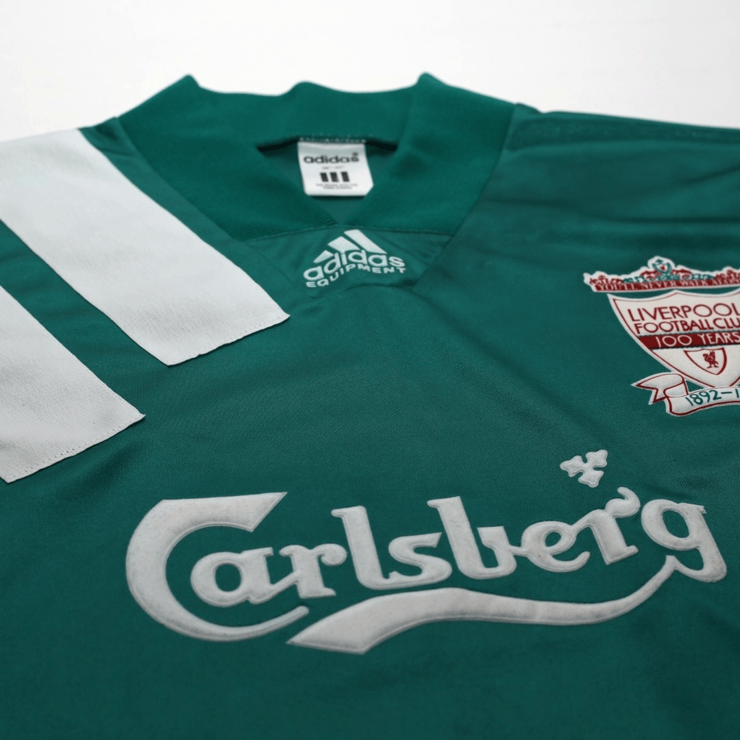 1992/93 Liverpool Vintage adidas Equipment Away Football Shirt 38/40 (M)