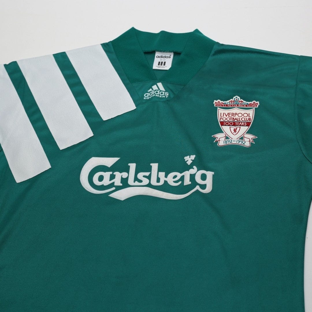 1992/93 Liverpool Vintage adidas Equipment Away Football Shirt 38/40 (M)