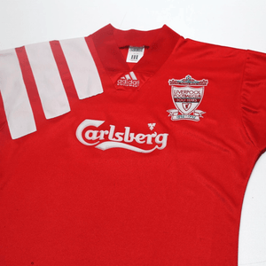 1992/93 Liverpool Vintage adidas Equipment Home Football Shirt (S) 34/36