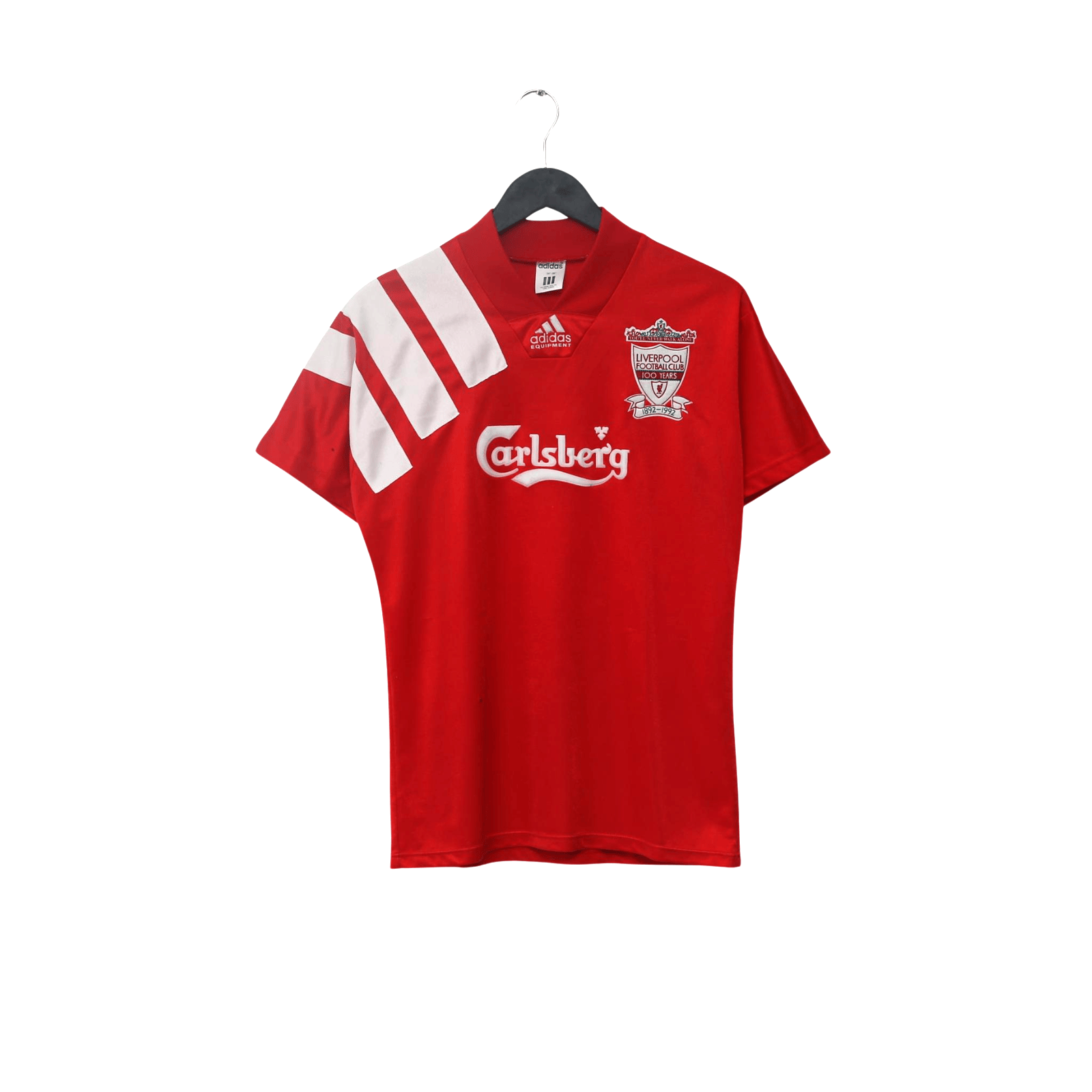 1992/93 Liverpool Vintage adidas Equipment Home Football Shirt (S) 34/36
