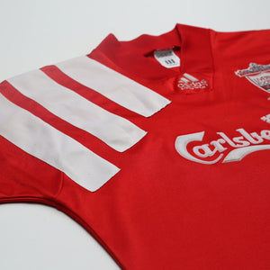 1992/93 Liverpool Vintage adidas Equipment Home Football Shirt (S) 34/36