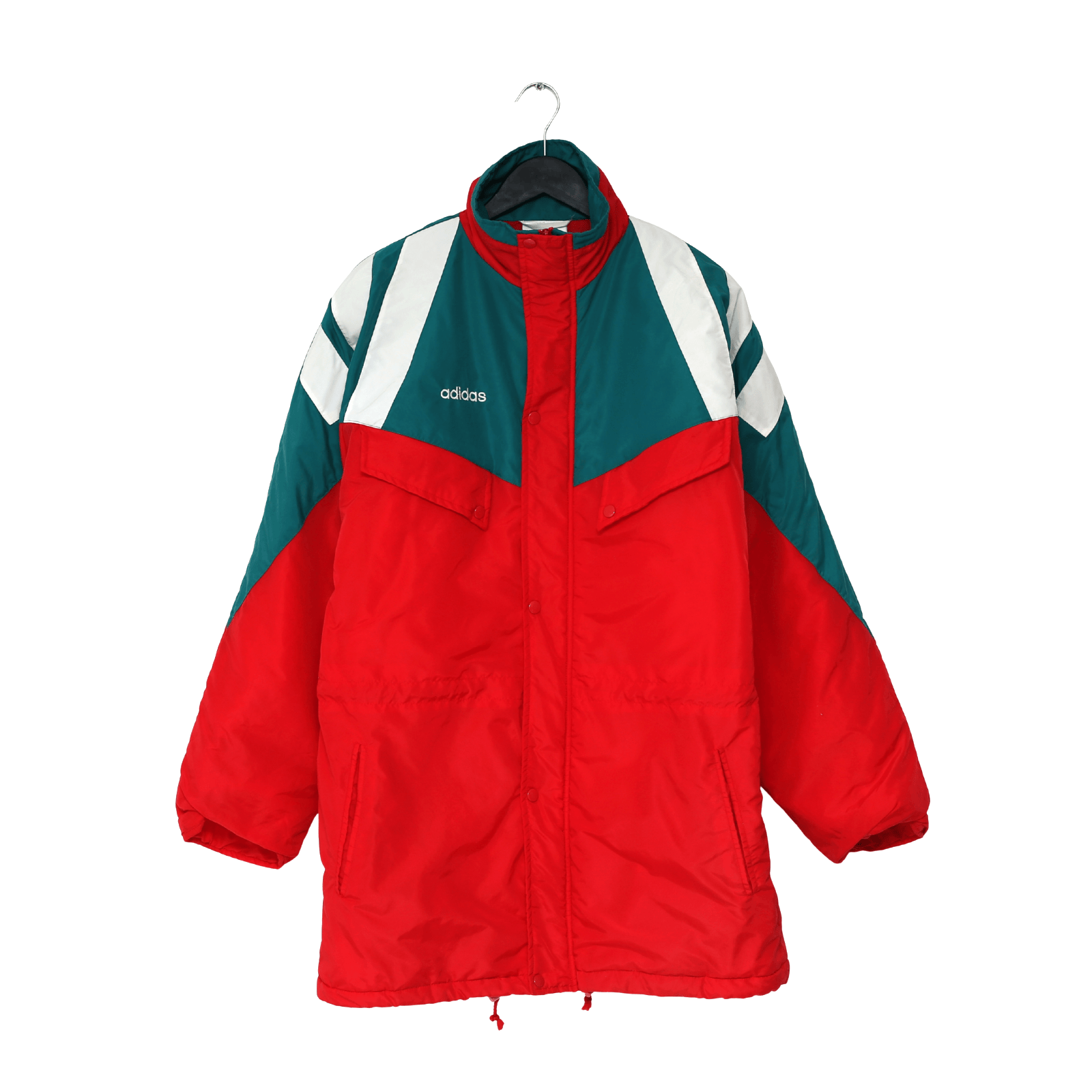 1992/93 LIVERPOOL Vintage adidas Football Bench Coat Jacket (L) 42/44