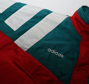 1992/93 LIVERPOOL Vintage adidas Football Bench Coat Jacket (L) 42/44