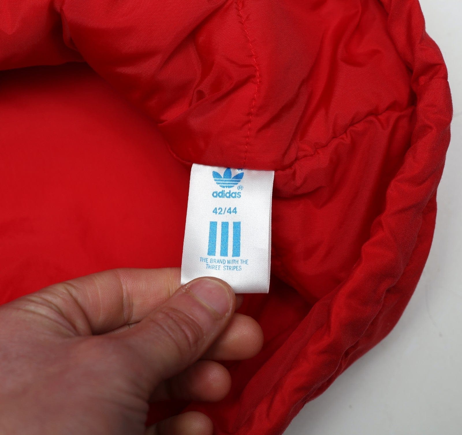 1992/93 LIVERPOOL Vintage adidas Football Bench Coat Jacket (L) 42/44