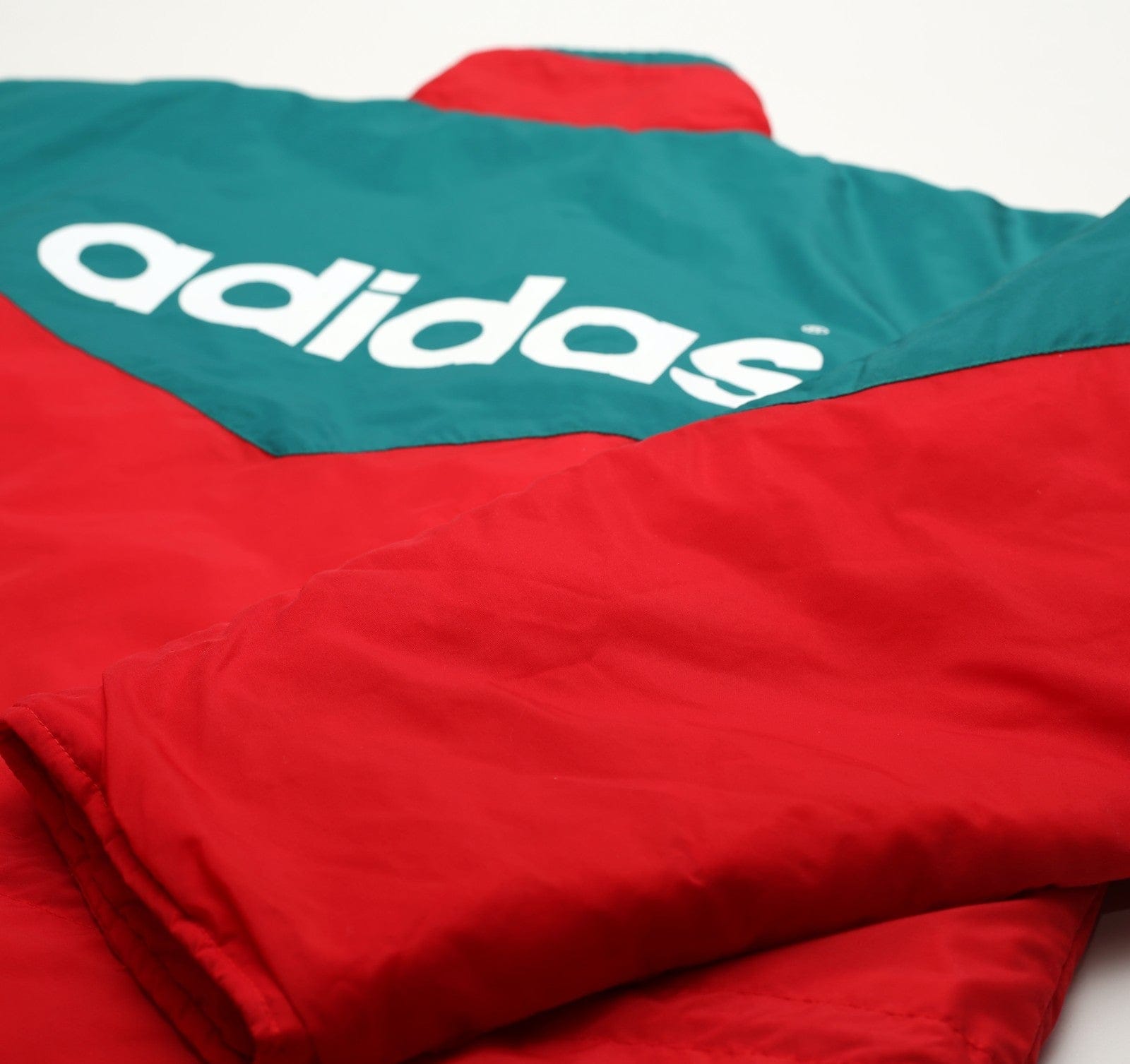 1992/93 LIVERPOOL Vintage adidas Football Bench Coat Jacket (L) 42/44