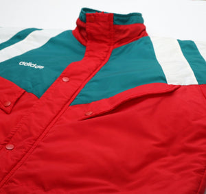 1992/93 LIVERPOOL Vintage adidas Football Bench Coat Jacket (L) 42/44