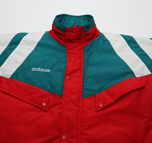 1992/93 LIVERPOOL Vintage adidas Football Bench Coat Jacket (L) 42/44
