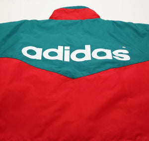 1992/93 LIVERPOOL Vintage adidas Football Bench Coat Jacket (L) 42/44
