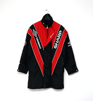 1992/93 MANCHESTER UNITED Vintage Umbro Bench Coat Jacket (M) Alex Ferguson