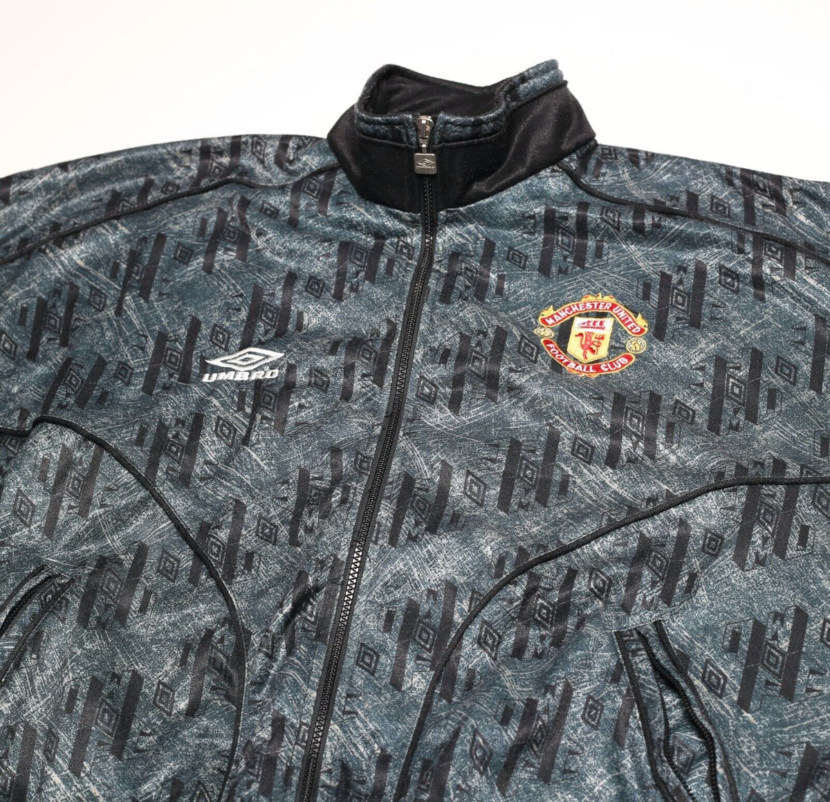 1992/93 MANCHESTER UNITED Vintage Umbro Track Top Jacket (XL) Cantona Era