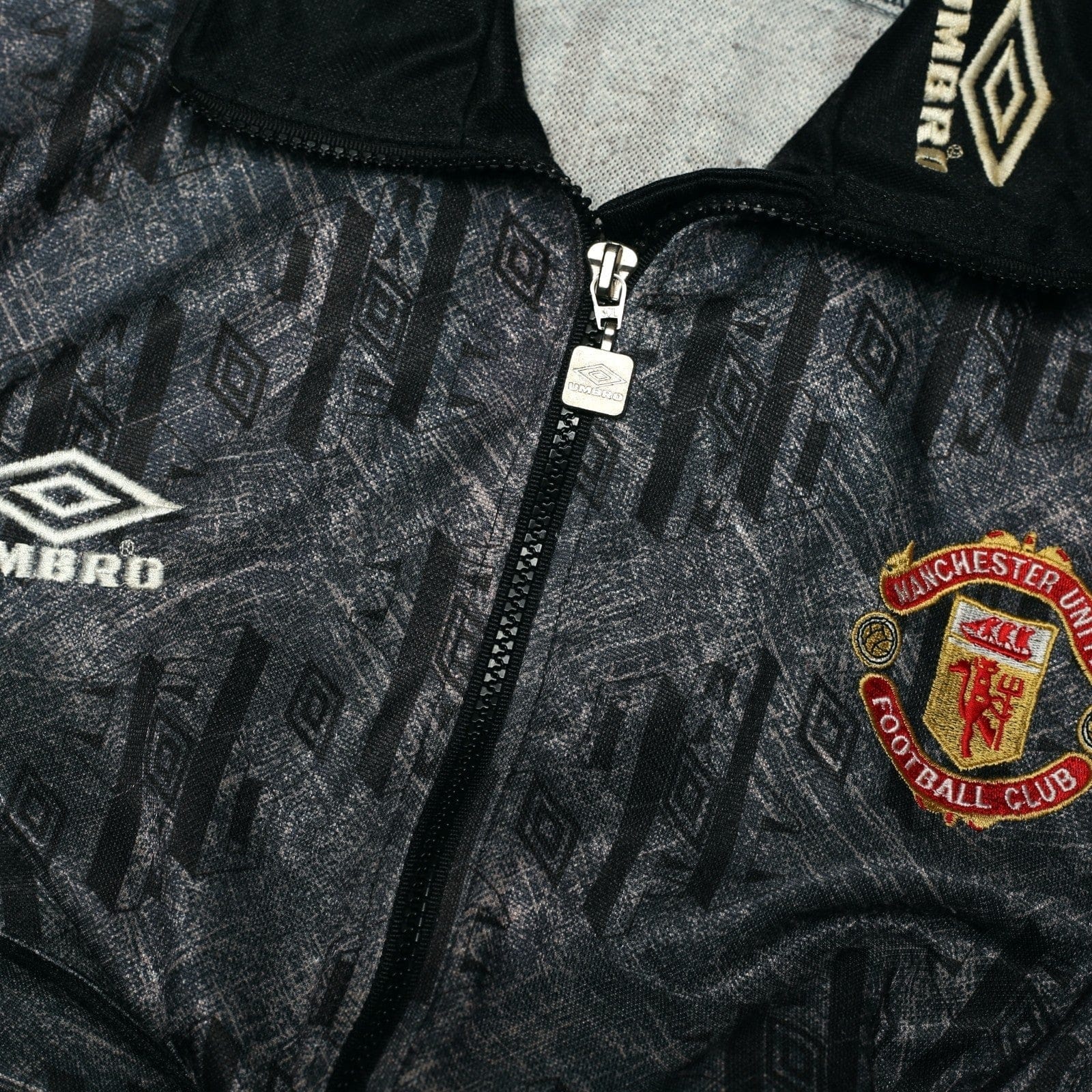 1992/93 Manchester United Vintage Umbro Track Top (XL)
