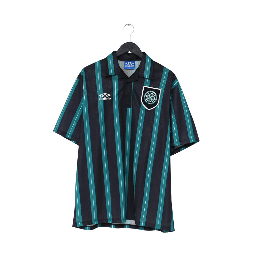 1992/93 McAVENNIE #9 Celtic Vintage Umbro Away Football Shirt (XL)