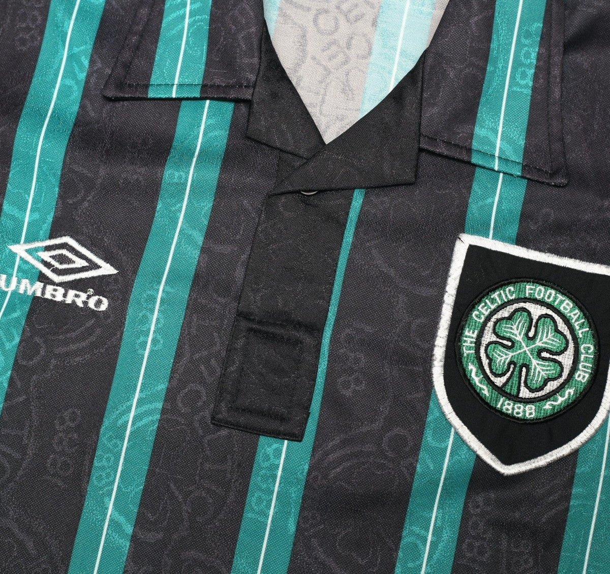 1992/93 McAVENNIE #9 Celtic Vintage Umbro Away Football Shirt (XL)