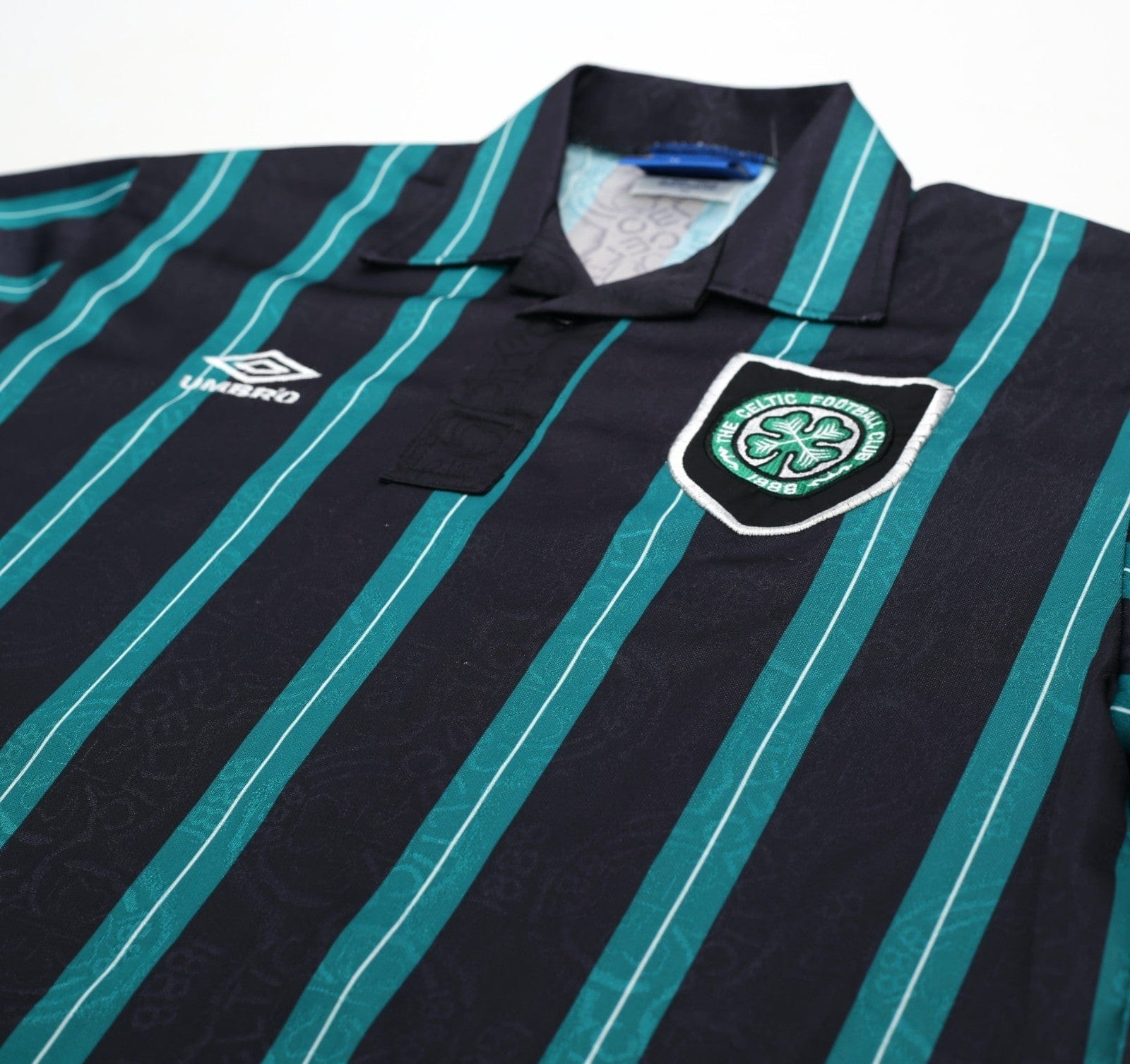 1992/93 McAVENNIE #9 Celtic Vintage Umbro Away Football Shirt (XL)