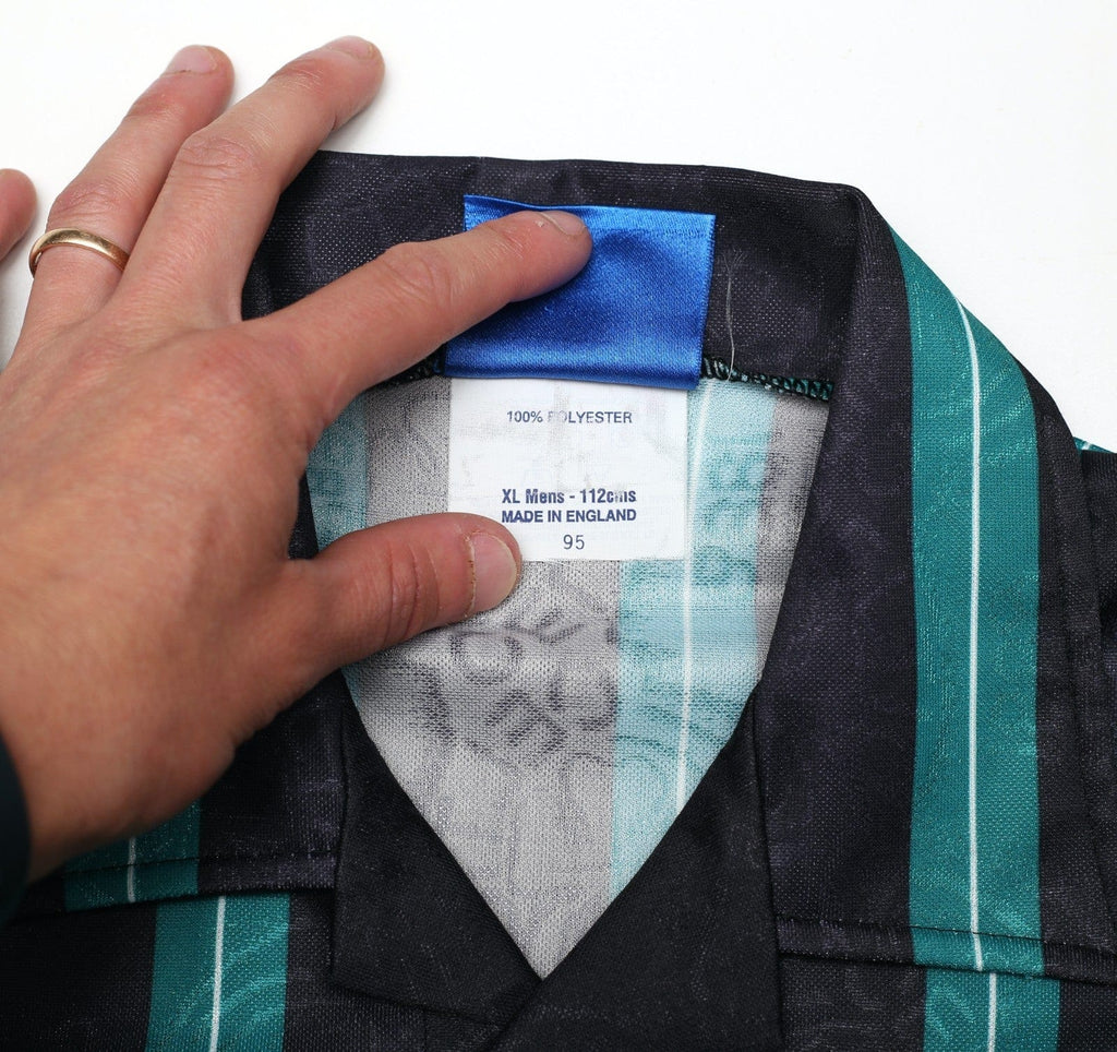 1992/93 McAVENNIE #9 Celtic Vintage Umbro Away Football Shirt (XL)