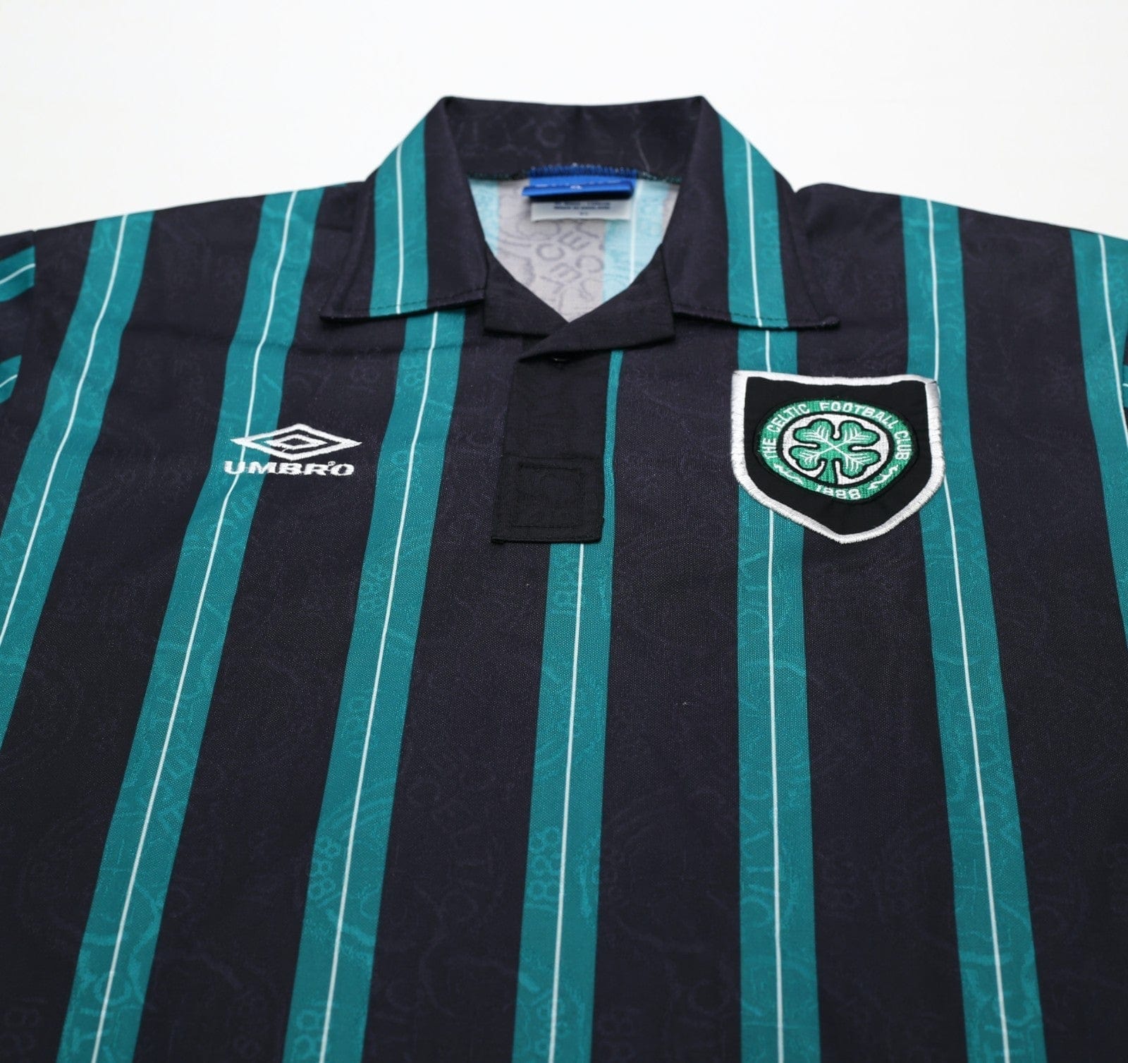1992/93 McAVENNIE #9 Celtic Vintage Umbro Away Football Shirt (XL)