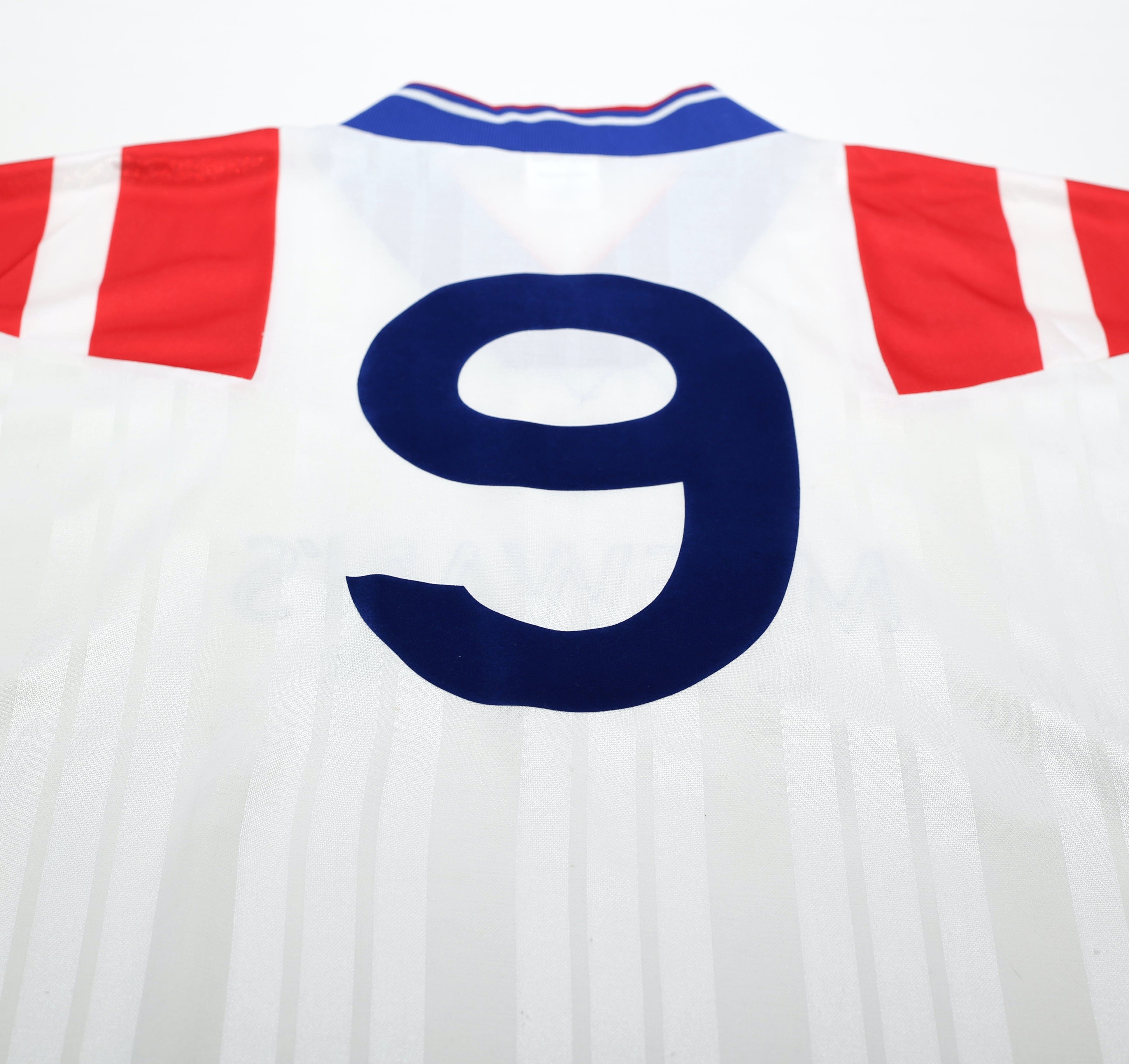 1992/93 RANGERS Vintage Adidas Away Football Shirt (L)