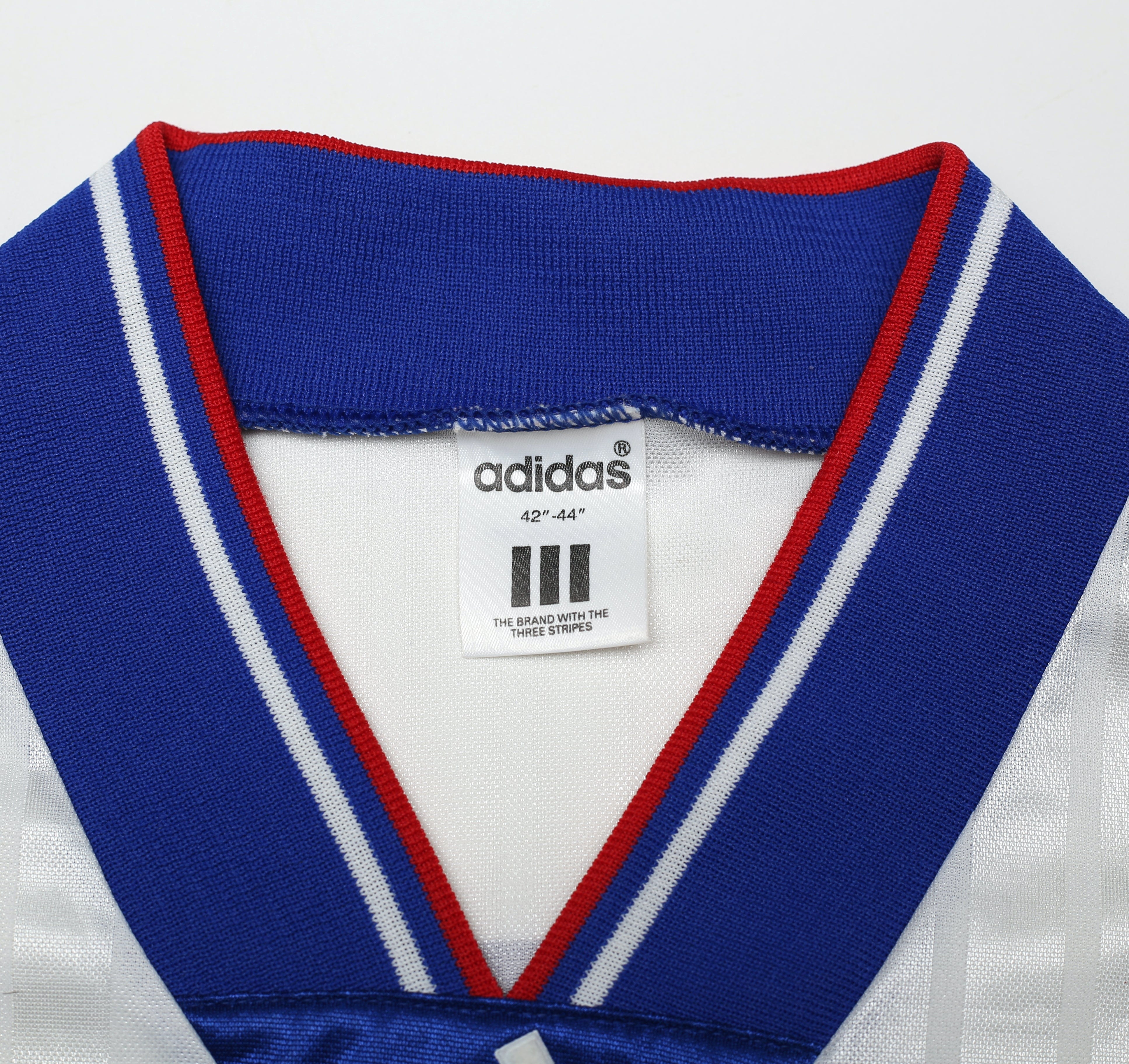 1992/93 RANGERS Vintage Adidas Away Football Shirt (L)