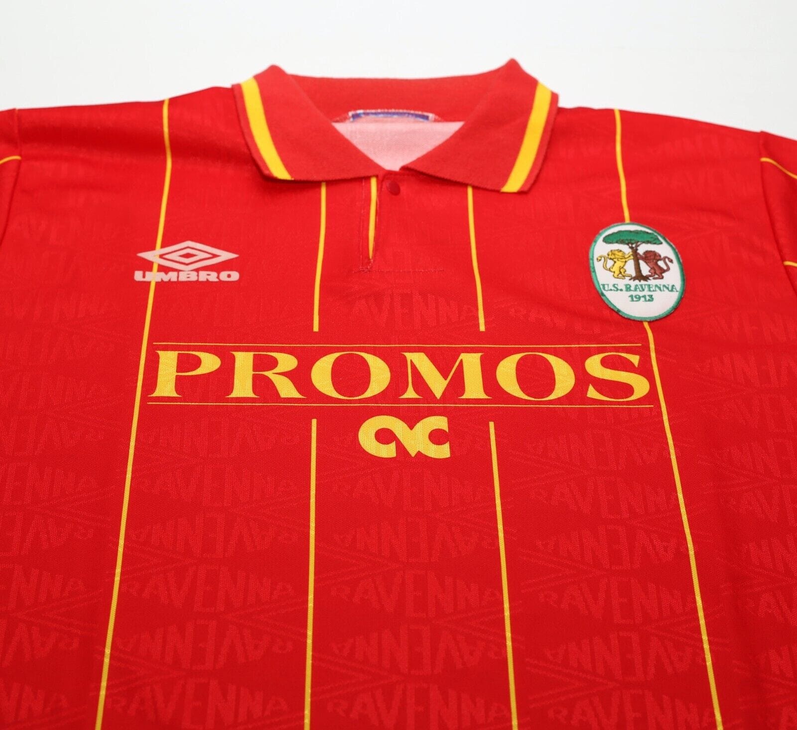 1992/93 RAVENNA CALCIO Vintage Umbro Away Football Shirt Jersey (L)