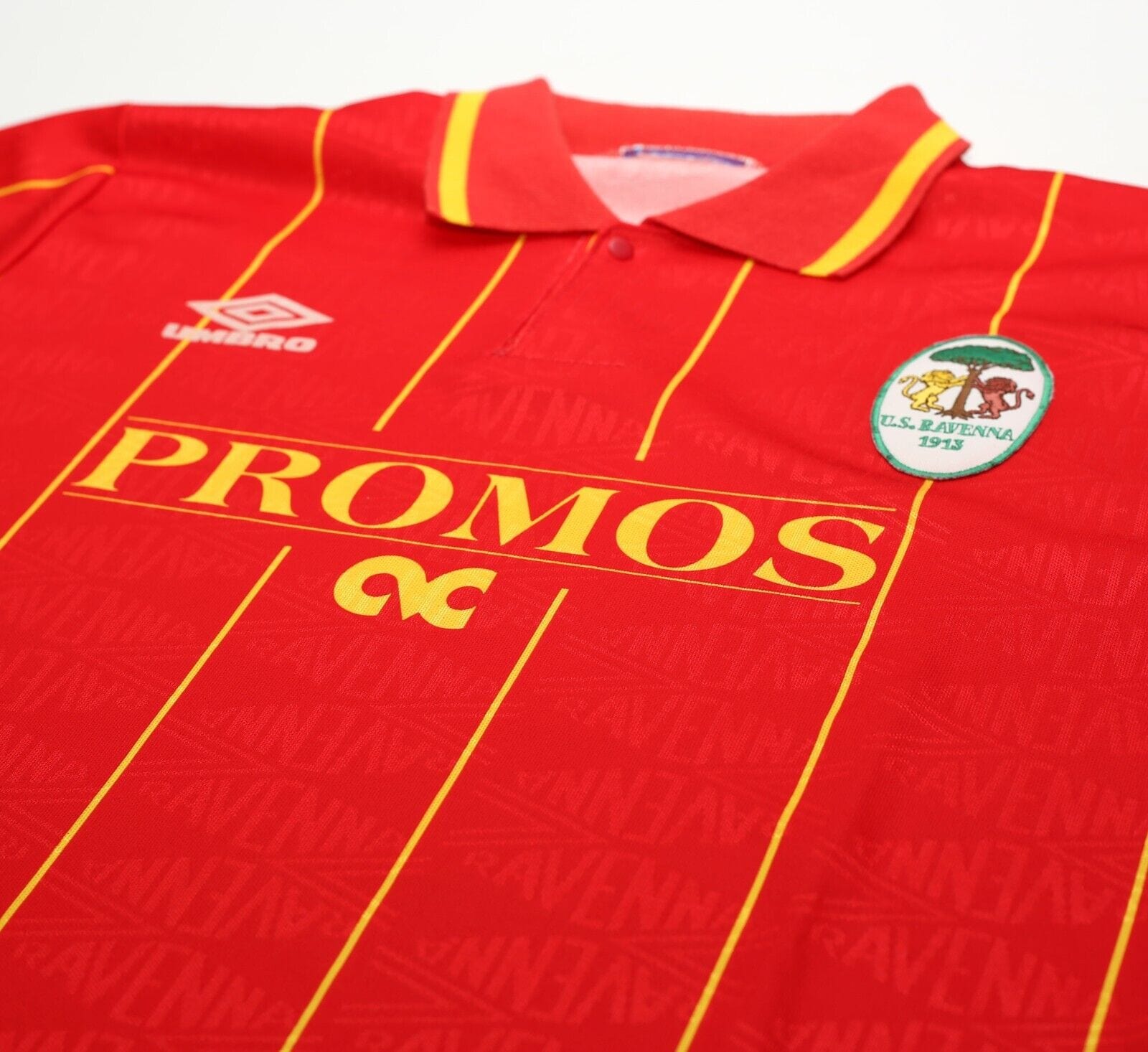 1992/93 RAVENNA CALCIO Vintage Umbro Away Football Shirt Jersey (L)