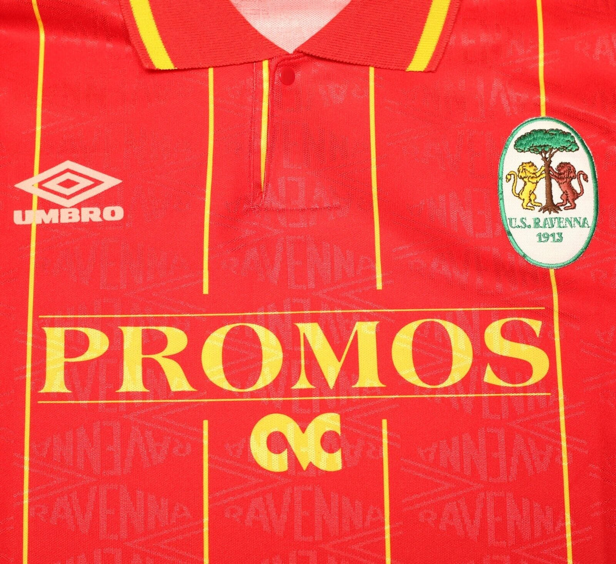 1992/93 RAVENNA CALCIO Vintage Umbro Away Football Shirt Jersey (L)