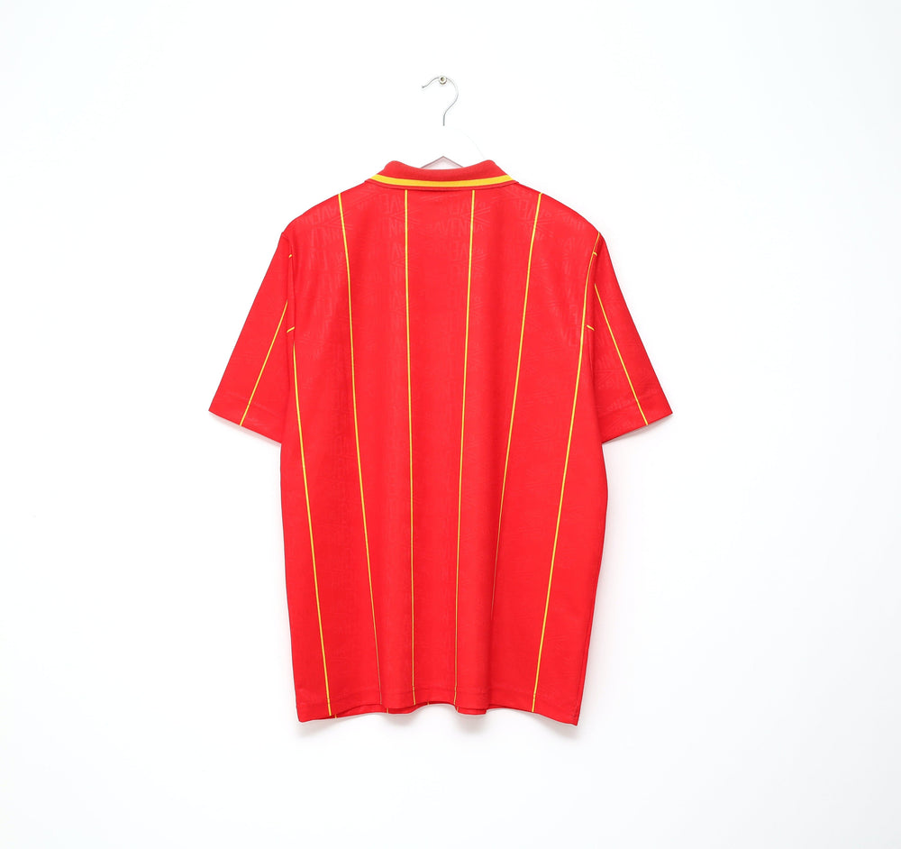 Maillot Angleterre Umbro Vintage Rouge – Taille L (44) – Rare Extérieur