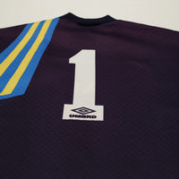 1992/93 Schmeichel #1 Manchester United Vintage Umbro GK Football Shirt (S)