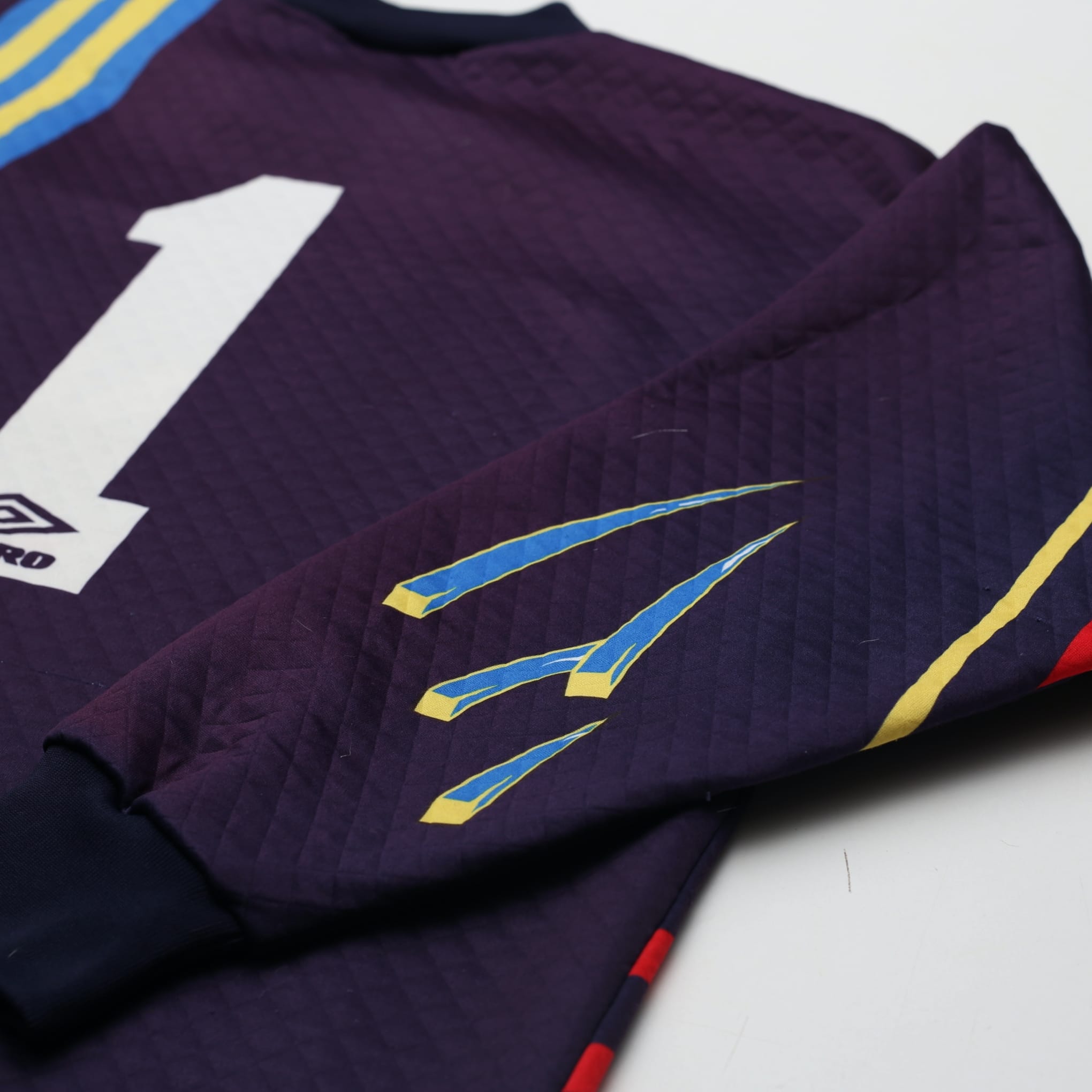 1992/93 Schmeichel #1 Manchester United Vintage Umbro GK Football Shirt (S)