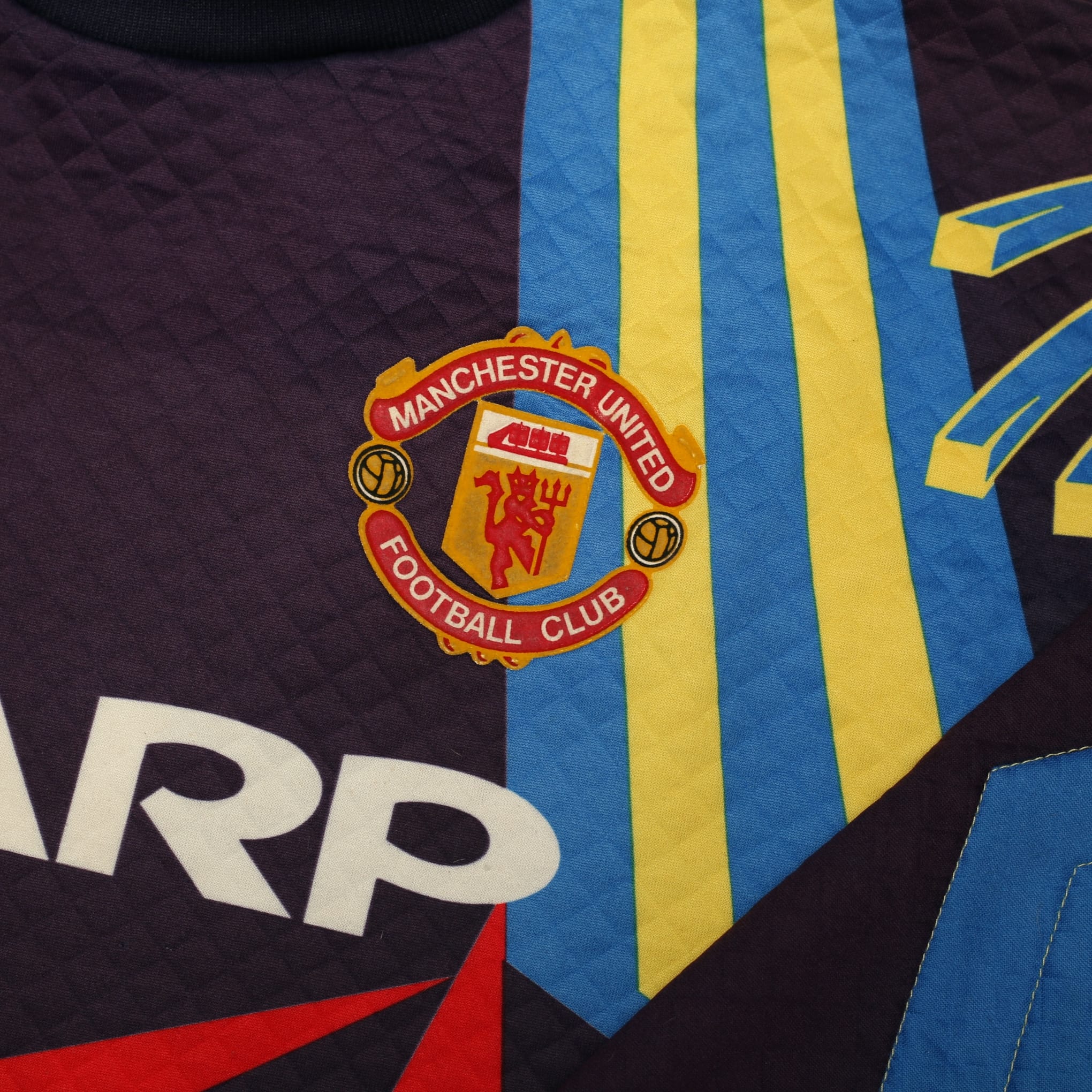 1992/93 Schmeichel #1 Manchester United Vintage Umbro GK Football Shirt (S)