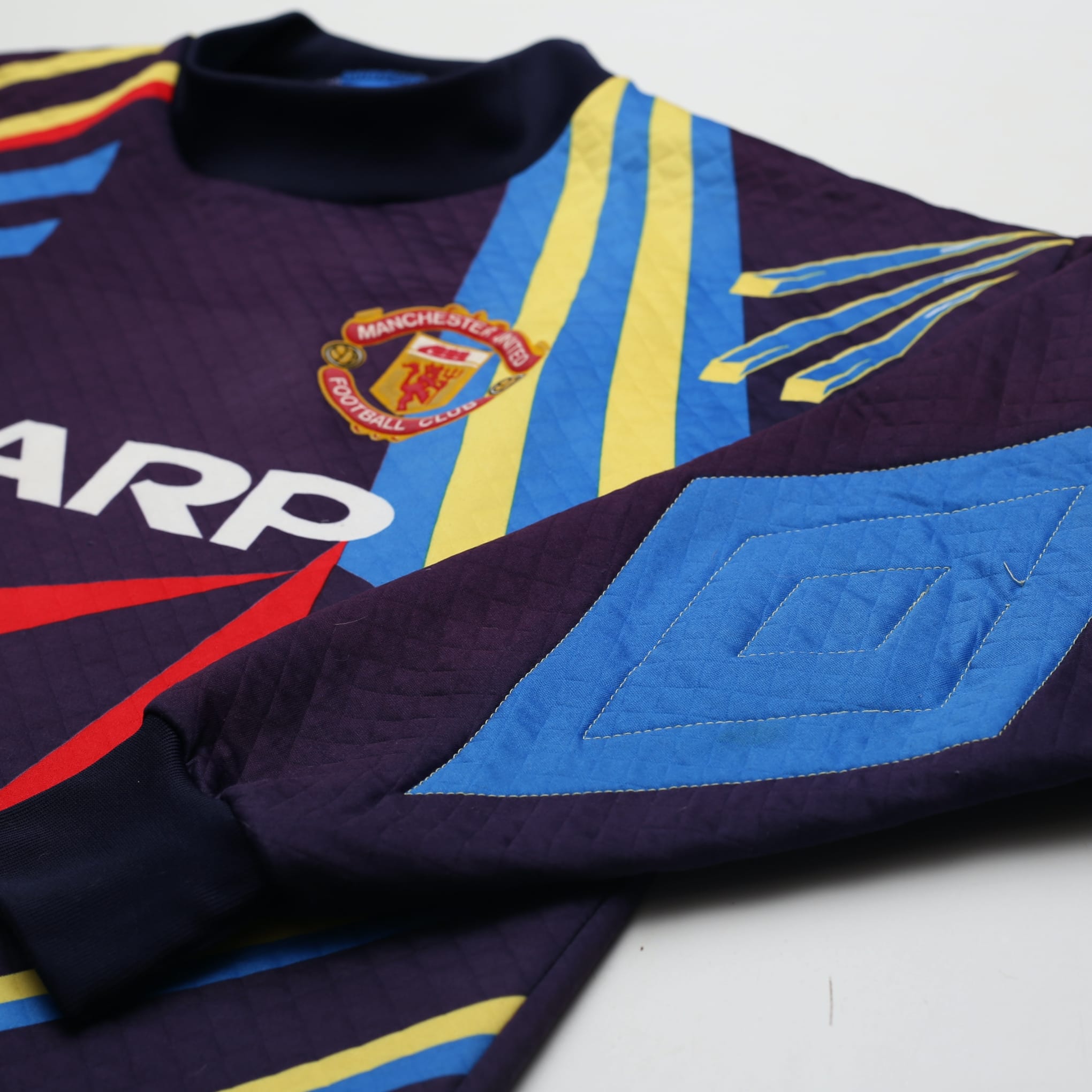 1992/93 Schmeichel #1 Manchester United Vintage Umbro GK Football Shirt (S)