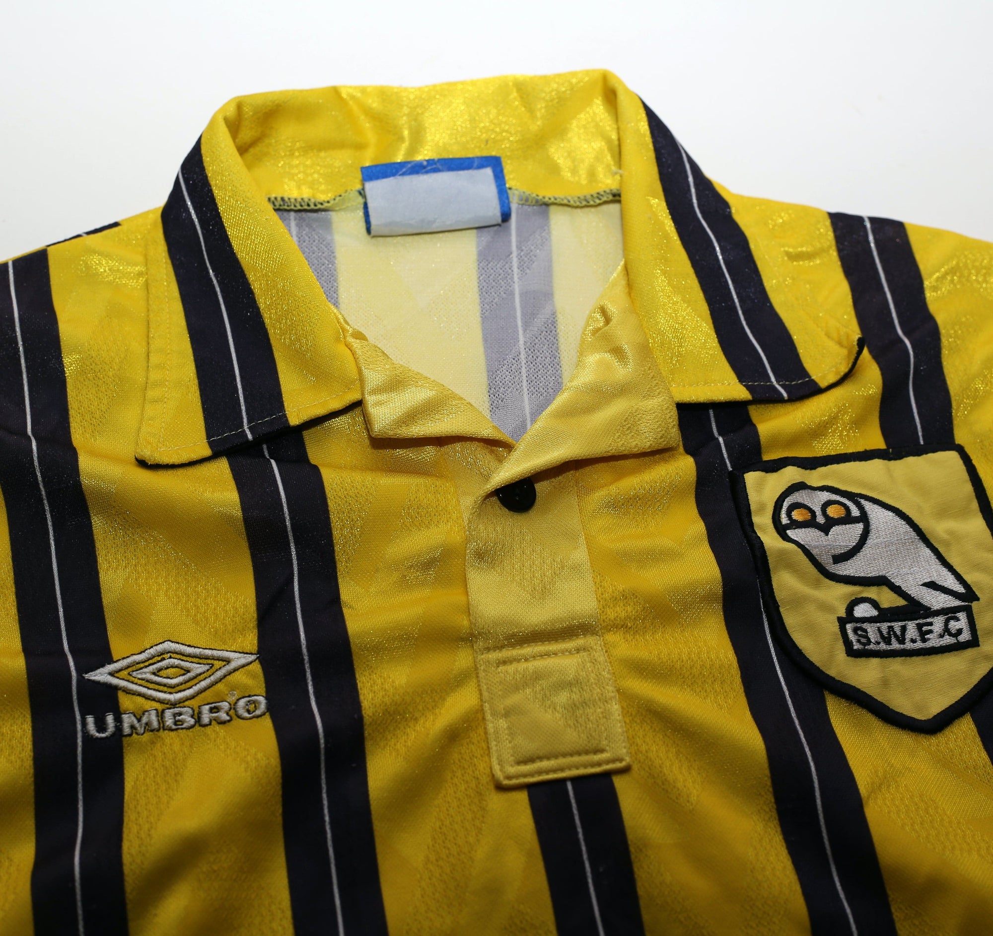 1992/93 SHEFFIELD WEDNESDAY Vintage Umbro Football Away Shirt (M/L)