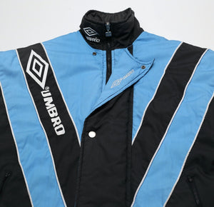 1992/93 SHEFFIELD WEDNESDAY Vintage Umbro Football Bench Coat Jacket (S/M)