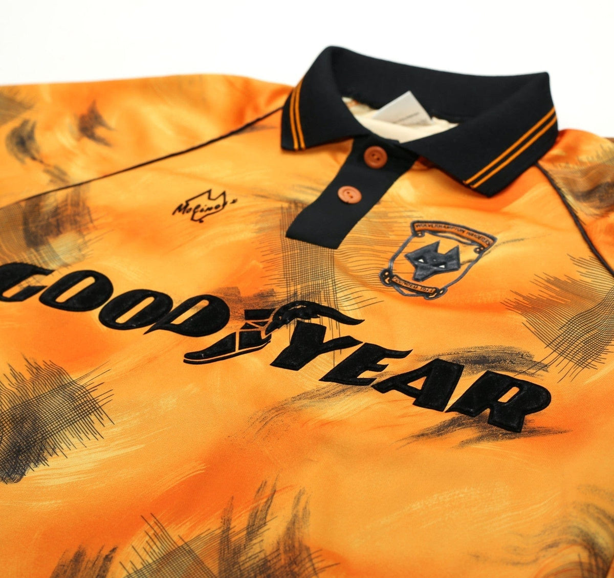1992/93 WOLVERHAMPTON WANDERERS Vintage Molineux Home Football Shirt (M)