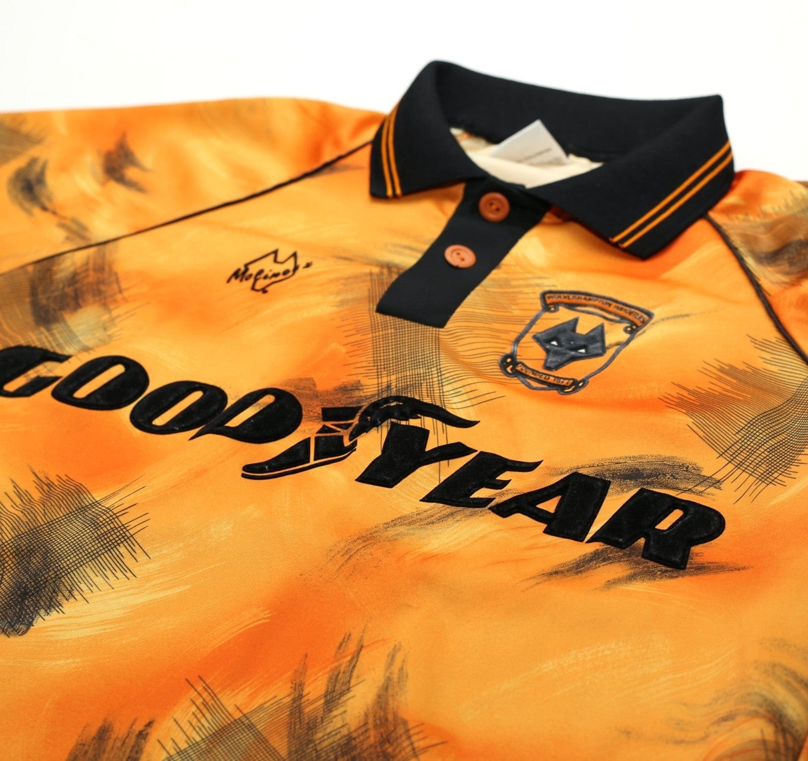 1992/93 WOLVERHAMPTON WANDERERS Vintage Molineux Home Football Shirt (M)